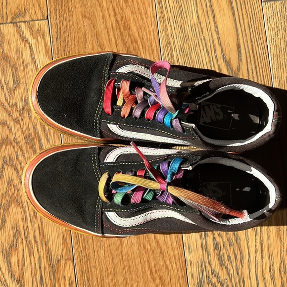 VANS platform stacked rainbow glitter 6.5 W - Picture 3 of 4